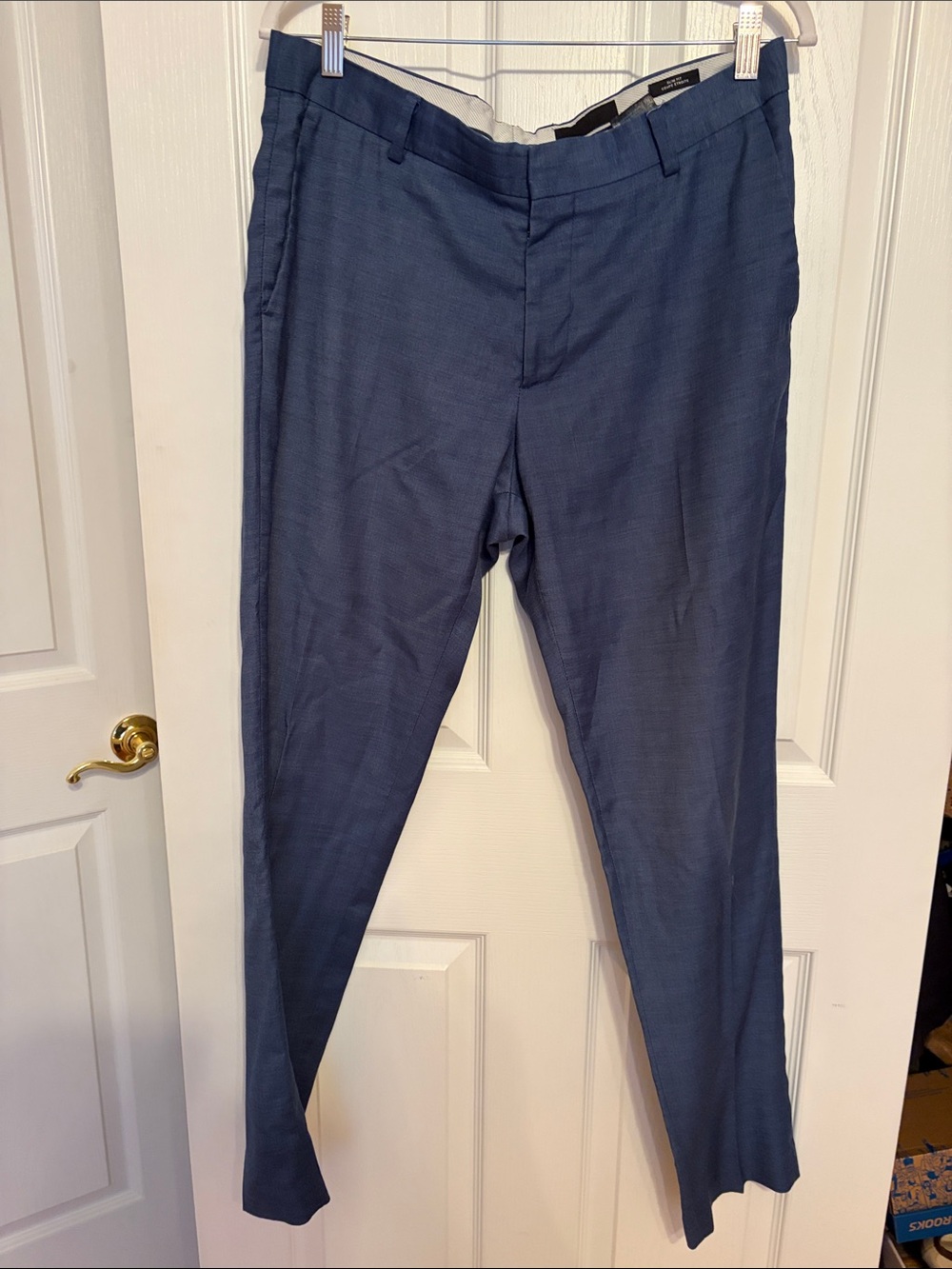 Men's Dress Pants in Navy Blue - Classic Tailored Fit